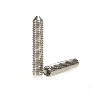 50pcs M10 M12 304 Stainless Steel Grub Screws Cone Point Hexagon Hex Socket Set Screws Machine Meters Headless Screw
50pcs M10 M12 304 Stainless Steel Grub Screws Cone Point Hexagon Hex Socket Set Screws Machine Meters Headless Screw
