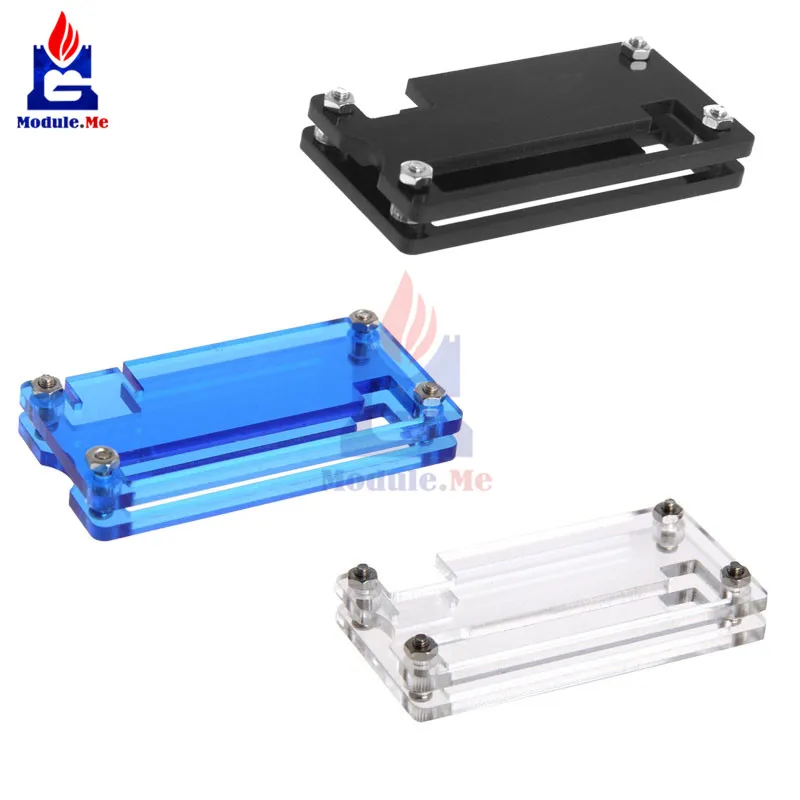 For Raspberry Pi Zero Acrylic Case Shell Box Transparent White Blue Black Color Acrylic Protection Box With Metal Screws Nuts
For Raspberry Pi Zero Acrylic Case Shell Box Transparent White Blue Black Color Acrylic Protection Box With Metal Screws Nuts