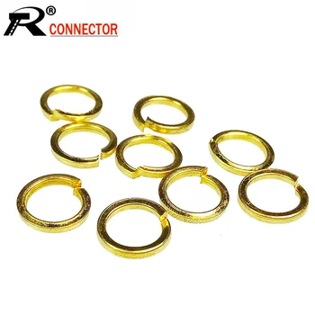 500pcs/lot High Quality Gold Plated SMA Antiskid Gaskets Washers SMA Spacer for SMA RF Coax Connector Wholesale Brand New
500pcs/lot High Quality Gold Plated SMA Antiskid Gaskets Washers SMA Spacer for SMA RF Coax Connector Wholesale Brand New
