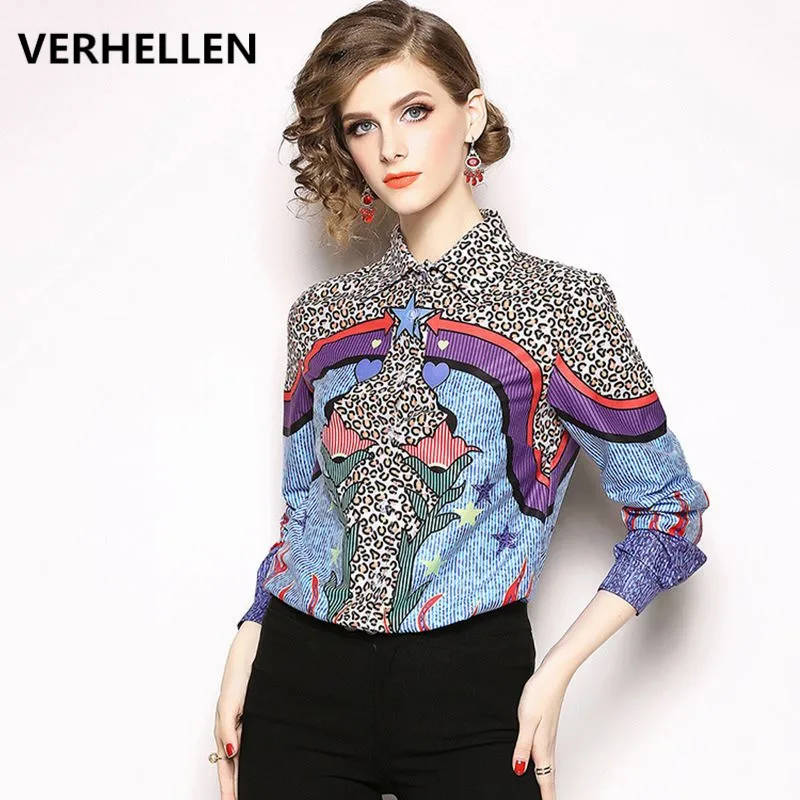 VERHELLEN Autumn 2019 Fashion Runway Women' Long Sleeve Leaopard Retro Print Chiffon Blouse Tops Elegant OL Casual Office Shirts
VERHELLEN Autumn 2019 Fashion Runway Women' Long Sleeve Leaopard Retro Print Chiffon Blouse Tops Elegant OL Casual Office Shirts