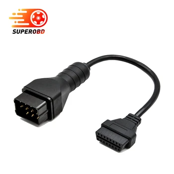 12 Pin Male to OBD2 cable for Renault 16Pin Female Car Diagnostic Tool Adapter Converter Cable 12pin free shipping
12 Pin Male to OBD2 cable for Renault 16Pin Female Car Diagnostic Tool Adapter Converter Cable 12pin free shipping