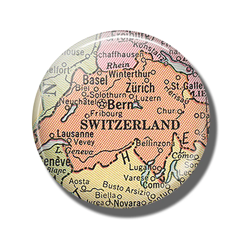 Switzerland Map 30MM Fridge Magnet Swiss Confederation Map Glass Dome Magnetic Refrigerator Stickers Note Holder Home Decoration
Switzerland Map 30MM Fridge Magnet Swiss Confederation Map Glass Dome Magnetic Refrigerator Stickers Note Holder Home Decoration