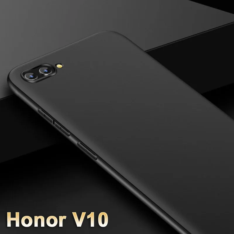 Чехол Godgift для Huawei honor v10 силиконовый мягкий чехол v 10 матовый на весь корпус Honor |