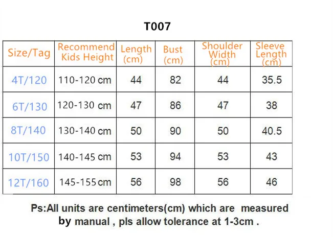 T007 SIZE