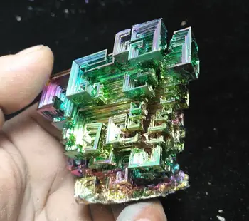 The picture of real sale 203 gram Bismuth rainbow crystal element Bi gemstone Mineral specimen B70-711
The picture of real sale 203 gram Bismuth rainbow crystal element Bi gemstone Mineral specimen B70-711