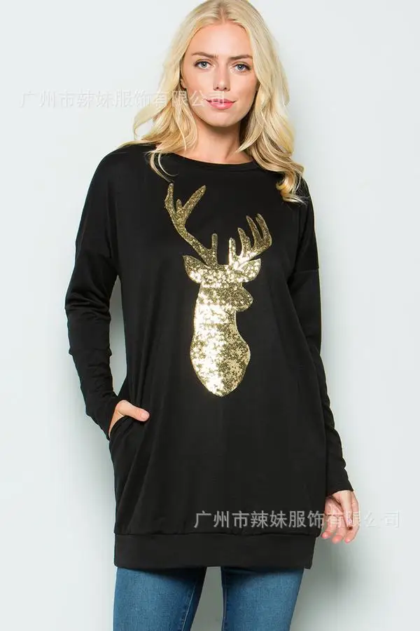 fashion hot sales Christmas deer cartoon full sleeve woman sweatshirt classical basis long pullover female hoodies
fashion hot sales Christmas deer cartoon full sleeve woman sweatshirt classical basis long pullover female hoodies