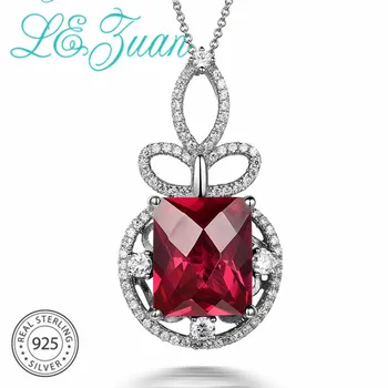 L&zuan Trendy 7.42ct Red Stone Luxury Pendant &necklace For Women Real 925 Sterling Silver Jewelry Necklaces For Women
L&zuan Trendy 7.42ct Red Stone Luxury Pendant &necklace For Women Real 925 Sterling Silver Jewelry Necklaces For Women