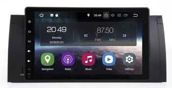 

9"Android9.0 Car NO DVD Radio multimedia for BMW E39 X5 M5 E53 with 4GWiFi BT GPS QuadCore 2GRAM+16G ROM DVR RDS SWC CAM MAP DAB