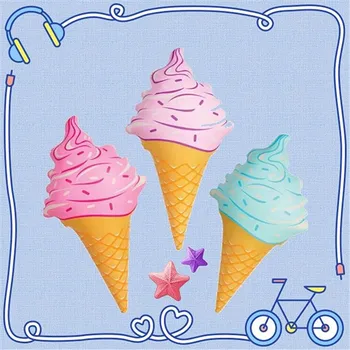 1pcs Swimming Toy Pool Float Water Fun Toys Swim Ring Ice Cream Shaped Inflatable Float Pool Accessories Floats Enviromental PVC
1pcs Swimming Toy Pool Float Water Fun Toys Swim Ring Ice Cream Shaped Inflatable Float Pool Accessories Floats Enviromental PVC