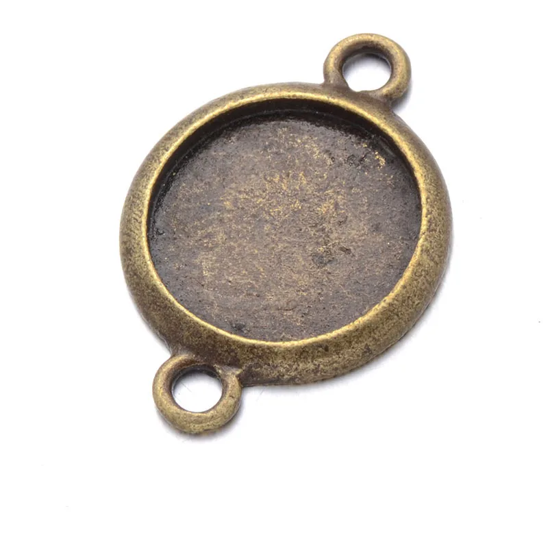 10pcs 14mm Cabochon Base Double Hole Blank Settings Cabochons Bases Bezel Trays DIY Necklace Bracelet Jewelry Components
10pcs 14mm Cabochon Base Double Hole Blank Settings Cabochons Bases Bezel Trays DIY Necklace Bracelet Jewelry Components