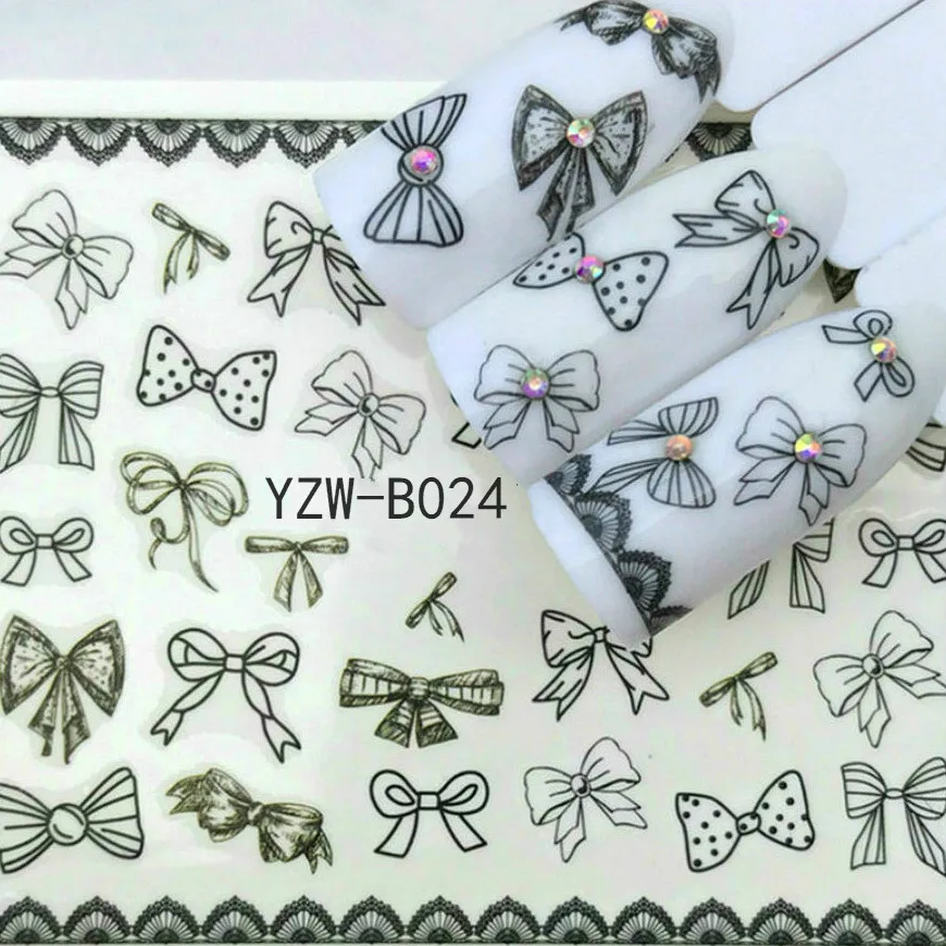 TLYM 1 PCS Mixed Bowknot Transfer Slider for Manicure 3D Nail Art Decoration Nail Sticker Tools Tip Beauty Women #20
TLYM 1 PCS Mixed Bowknot Transfer Slider for Manicure 3D Nail Art Decoration Nail Sticker Tools Tip Beauty Women #20