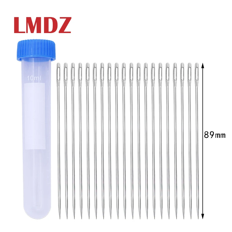 LMDZ 20 PCS Metal Large Eye Needles Nickle Use for Hand Sewing Act Crafts Upholster Tapestry long Eye Darning Repair Needle
LMDZ 20 PCS Metal Large Eye Needles Nickle Use for Hand Sewing Act Crafts Upholster Tapestry long Eye Darning Repair Needle