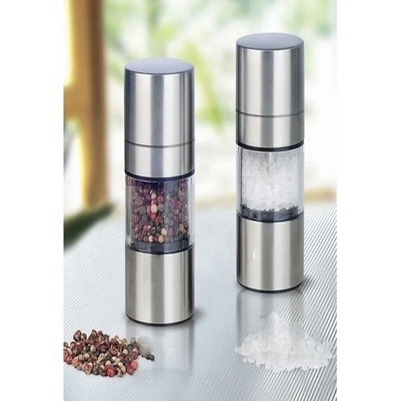 IVYSHION 1pc Manual Pepper Mill Stainless Steel Salt Grinder Muller Kitchen Accessories Tool Kitchen Gadgets Spice Sauce Grinder
IVYSHION 1pc Manual Pepper Mill Stainless Steel Salt Grinder Muller Kitchen Accessories Tool Kitchen Gadgets Spice Sauce Grinder