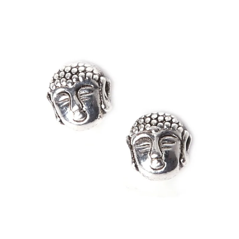 New Arrival 12pcs/bag 7*7mm Antique Sliver Plated Zinc Alloy Metal Charms Buddha Head Beads For Jewelry Making Findings
New Arrival 12pcs/bag 7*7mm Antique Sliver Plated Zinc Alloy Metal Charms Buddha Head Beads For Jewelry Making Findings
