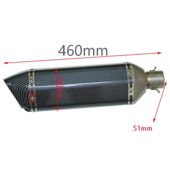 Motorcycle Exhaust 460mm Moto Yoshimura Exhaust escape moto Muffler Pipe Silencer FIT CB600 KTM690 Ducati 848 ER6N
Motorcycle Exhaust 460mm Moto Yoshimura Exhaust escape moto Muffler Pipe Silencer FIT CB600 KTM690 Ducati 848 ER6N