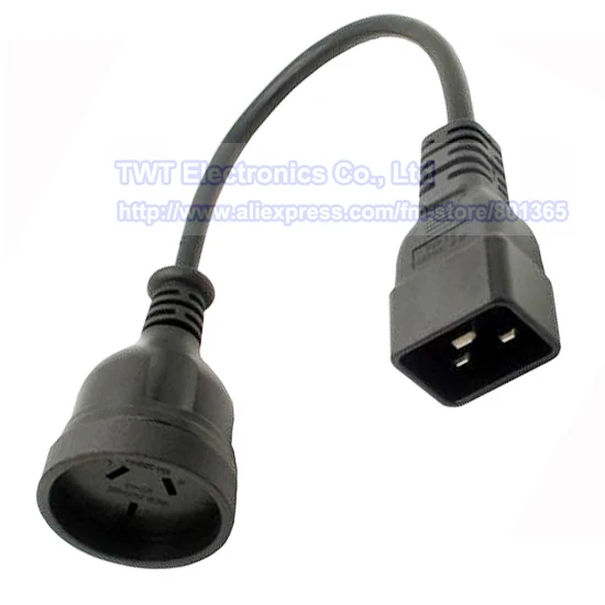 Power Adapter Cord For PDU UPS, IEC 320 C20 Male to Australia (SAA)&Newzealand Female Socket Power Extension Cable,Free shipping
Power Adapter Cord For PDU UPS, IEC 320 C20 Male to Australia (SAA)&Newzealand Female Socket Power Extension Cable,Free shipping