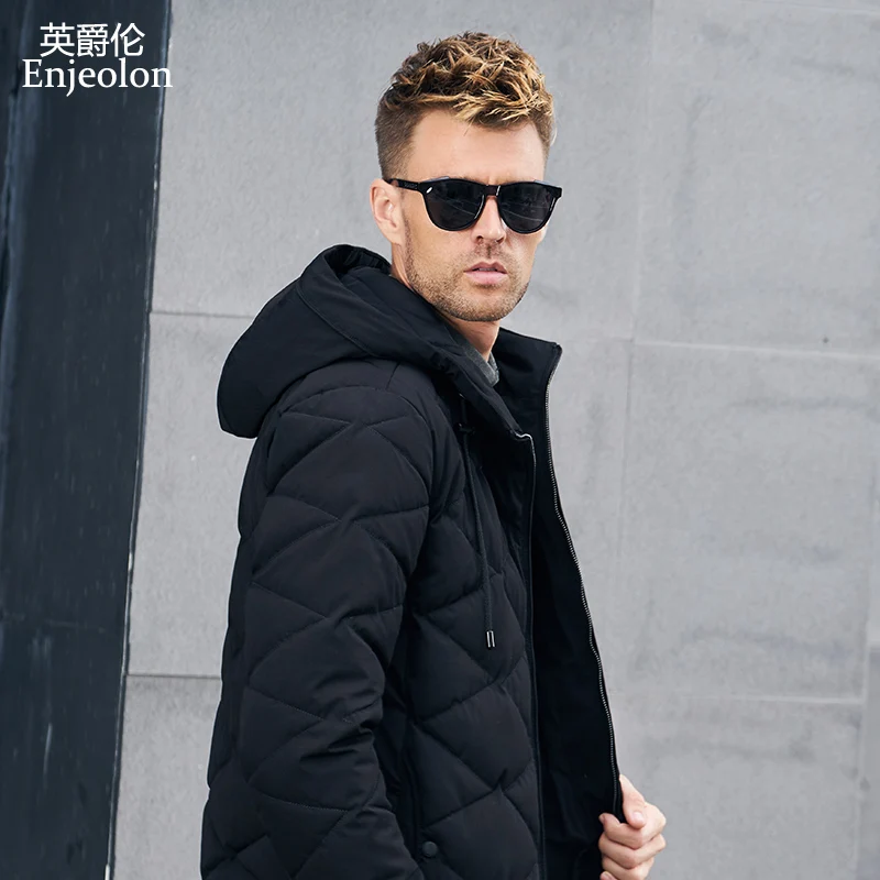 Enjeolon Brand winter Cotton Padded hoodies Jacket Men thick hooded Parka coat male Quilted winter jacket Coat 3XL MF0708
Enjeolon Brand winter Cotton Padded hoodies Jacket Men thick hooded Parka coat male Quilted winter jacket Coat 3XL MF0708