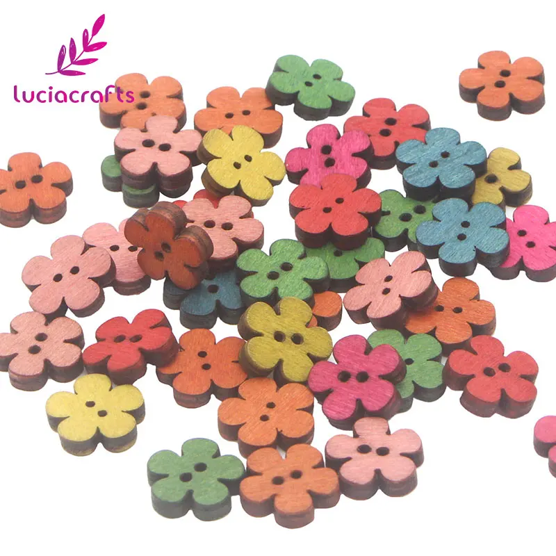 Lucia crafts 25pcs colorful 2-Holes Dyed Wooden Flower Button for Kids Sewing Scrapbook DIY Craft Clothes Accessories E0319
Lucia crafts 25pcs colorful 2-Holes Dyed Wooden Flower Button for Kids Sewing Scrapbook DIY Craft Clothes Accessories E0319