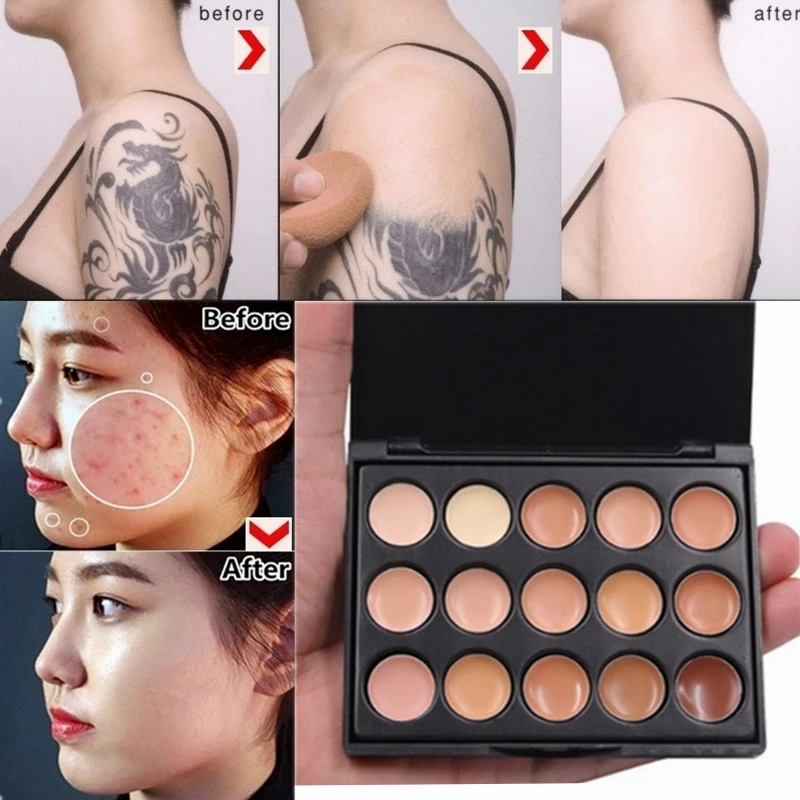 Face Concealer Palette Contour Makeup Pro Natural Mineral White Contouring Make Up Dark Eye Cover Corrector Pallete 15 Color
Face Concealer Palette Contour Makeup Pro Natural Mineral White Contouring Make Up Dark Eye Cover Corrector Pallete 15 Color