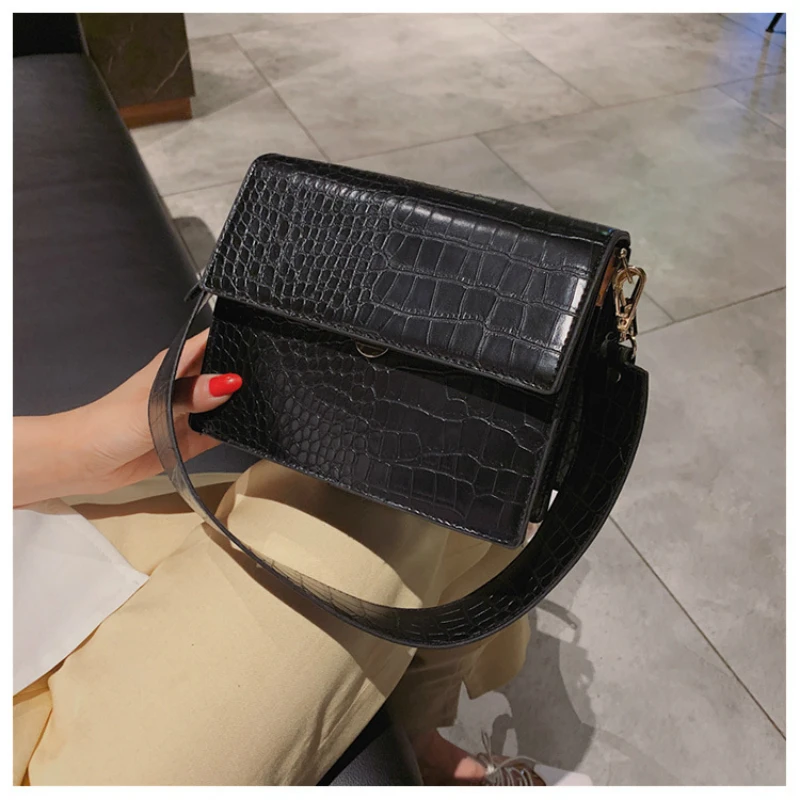 Women's Designer Luxury Handbag 2019 Fashion New High quality PU Leather Women Handbags Crocodile pattern Shoulder Messenger Bag
Women's Designer Luxury Handbag 2019 Fashion New High quality PU Leather Women Handbags Crocodile pattern Shoulder Messenger Bag