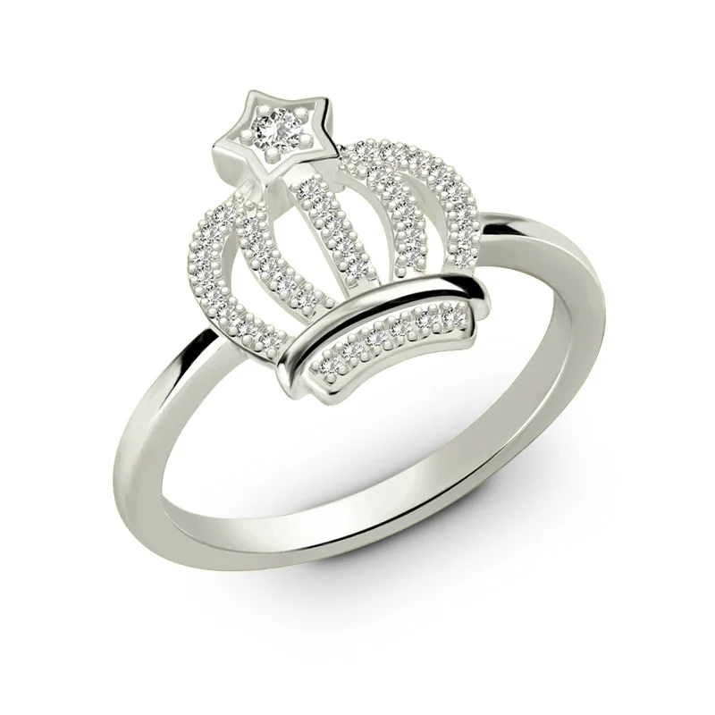 AILIN Personalized Birthstone Crown Ring Sterling Silver Princess Tiara Ring for Women
AILIN Personalized Birthstone Crown Ring Sterling Silver Princess Tiara Ring for Women
