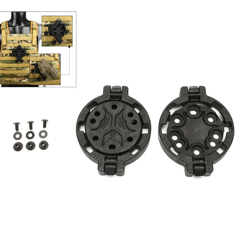 Outdoor Hunting Gun Holster Platform 360 Degree Angles Molle Holster Platforms Military Airsoft Vest Holster Adapter Platform
Outdoor Hunting Gun Holster Platform 360 Degree Angles Molle Holster Platforms Military Airsoft Vest Holster Adapter Platform