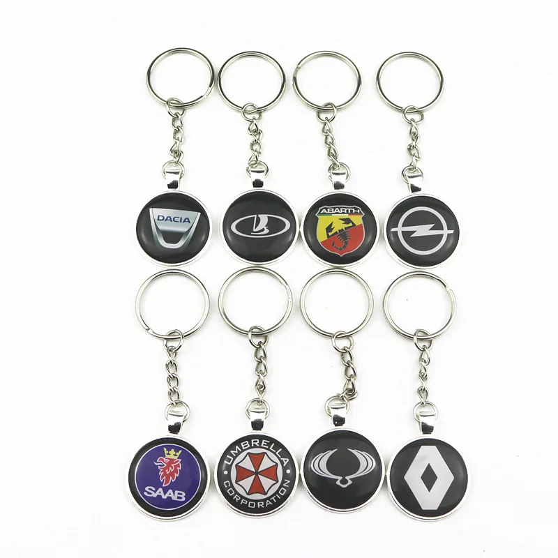 3D Alloy Car Emblem Badge Black Key Chain For Renault Lada Opel SAAB Dacia Ssangyong Abarth Keychain Keyring Keyfob Car Styling
3D Alloy Car Emblem Badge Black Key Chain For Renault Lada Opel SAAB Dacia Ssangyong Abarth Keychain Keyring Keyfob Car Styling