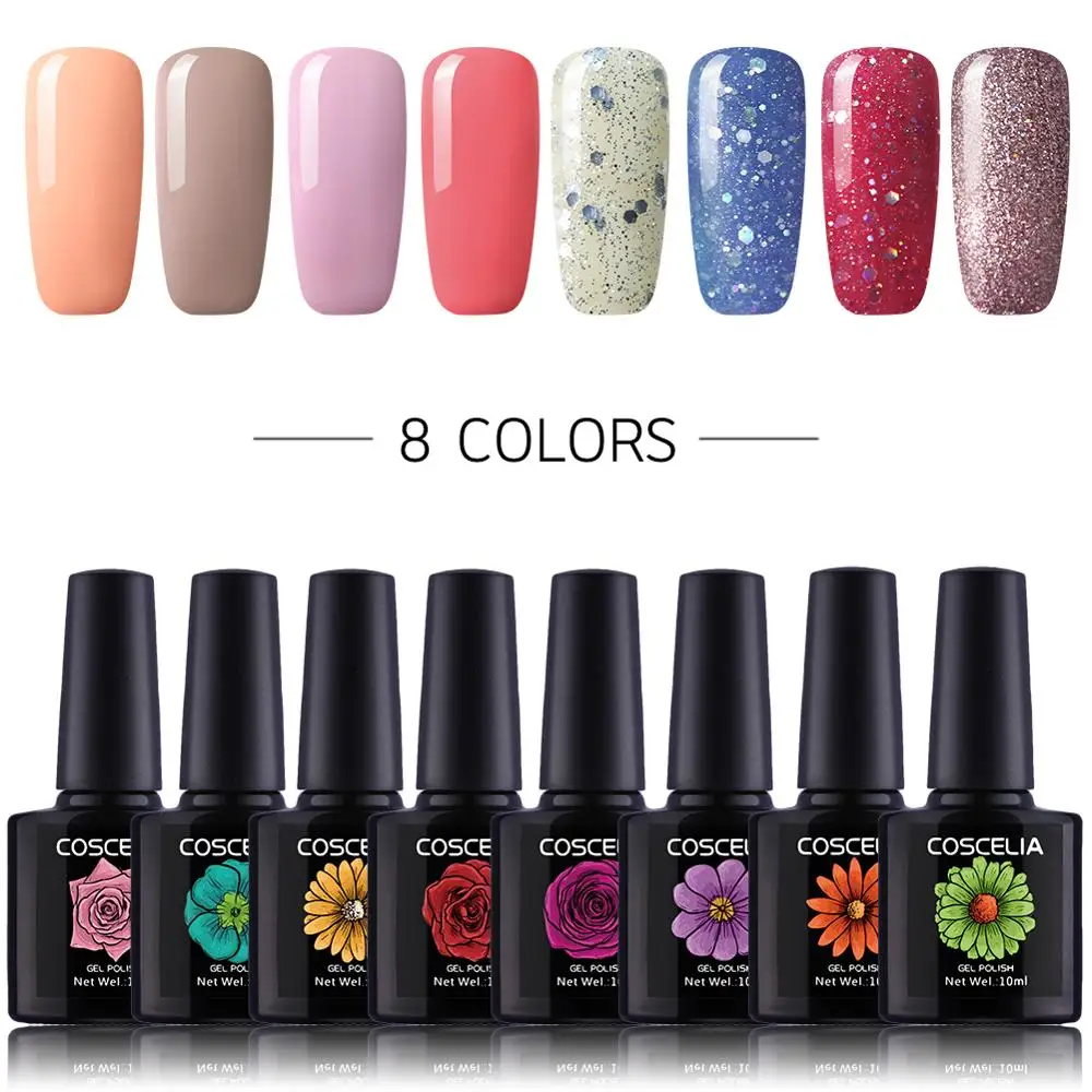 8/10 Nail Polish Kit Gel Varnish For Nail Set Beauty Colors Nail Gel For Nail Art Set Semi Permanent Polish Soak Off UV Gel 
8/10 Nail Polish Kit Gel Varnish For Nail Set Beauty Colors Nail Gel For Nail Art Set Semi Permanent Polish Soak Off UV Gel