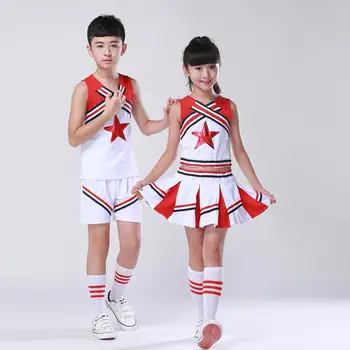 SONGYUEXIA Children's Sleeveless Aerobics Cheerleading Performance Clothintg Dance Suit girl boy stage dancewear
SONGYUEXIA Children's Sleeveless Aerobics Cheerleading Performance Clothintg Dance Suit girl boy stage dancewear