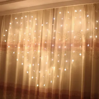 Heart-shaped LED fairy string curtain Light 2M*1.5M 124 Leds Valentine Xmas Christmas Wedding party window garland decor
Heart-shaped LED fairy string curtain Light 2M*1.5M 124 Leds Valentine Xmas Christmas Wedding party window garland decor