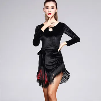 Woman Fashion Latin Dance Dress Lady Latin Dancing Long Sleeve Clothes Ballroom Tango Rumba Chacha Salsa Dance Competition Wear
Woman Fashion Latin Dance Dress Lady Latin Dancing Long Sleeve Clothes Ballroom Tango Rumba Chacha Salsa Dance Competition Wear