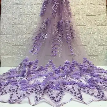 High Quality African Lace Fabric 2018 Latest 3d Flower Tulle Lace Nigerian Lace With Beads And 3d applique For Wedding
High Quality African Lace Fabric 2018 Latest 3d Flower Tulle Lace Nigerian Lace With Beads And 3d applique For Wedding