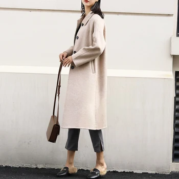 Free shipping new double-sided cashmere overcoat in spring of 2019 wool coat for women 100% wool coats winter solid good quality
Free shipping new double-sided cashmere overcoat in spring of 2019 wool coat for women 100% wool coats winter solid good quality
