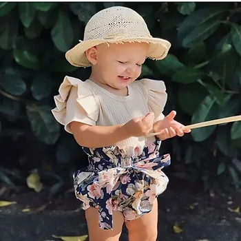 3pcs Baby Girl Clothes Set Ruffle Bodysuits Tops Floral Shorts Headband Infant Casual Outfits Newborn Baby Short Sleeve Cotton
3pcs Baby Girl Clothes Set Ruffle Bodysuits Tops Floral Shorts Headband Infant Casual Outfits Newborn Baby Short Sleeve Cotton