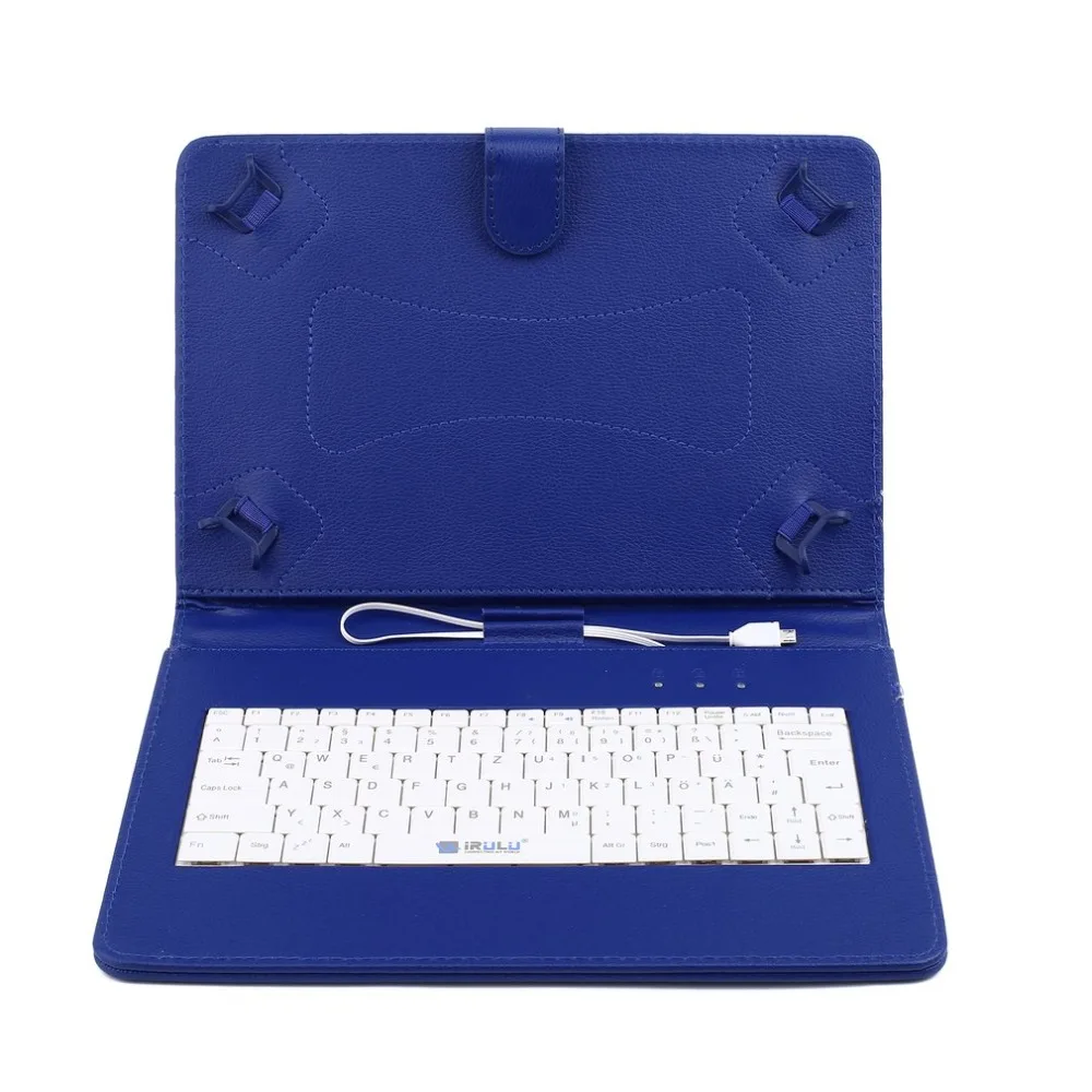 Ultra-Slim 10.1" Adjustable Tablet Case Keyboard Stand Cover for Android Tablet with Micro USB Connection (German Version)
Ultra-Slim 10.1" Adjustable Tablet Case Keyboard Stand Cover for Android Tablet with Micro USB Connection (German Version)