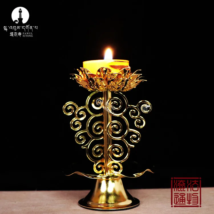 Fine Tibetan Buddhist Lantern Buddhist Lotus Lantern Cup Light Candlestick butter lamp vintage home decor
Fine Tibetan Buddhist Lantern Buddhist Lotus Lantern Cup Light Candlestick butter lamp vintage home decor