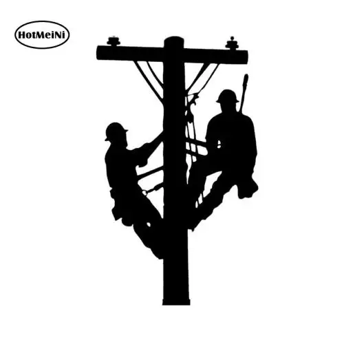 HotMeiNi Lineman Linemen Journeyman Electrician Power Pole Fun Car Sticker Decals Decor Black/Silver Vinyl Waterproof 9.2*15cm
HotMeiNi Lineman Linemen Journeyman Electrician Power Pole Fun Car Sticker Decals Decor Black/Silver Vinyl Waterproof 9.2*15cm