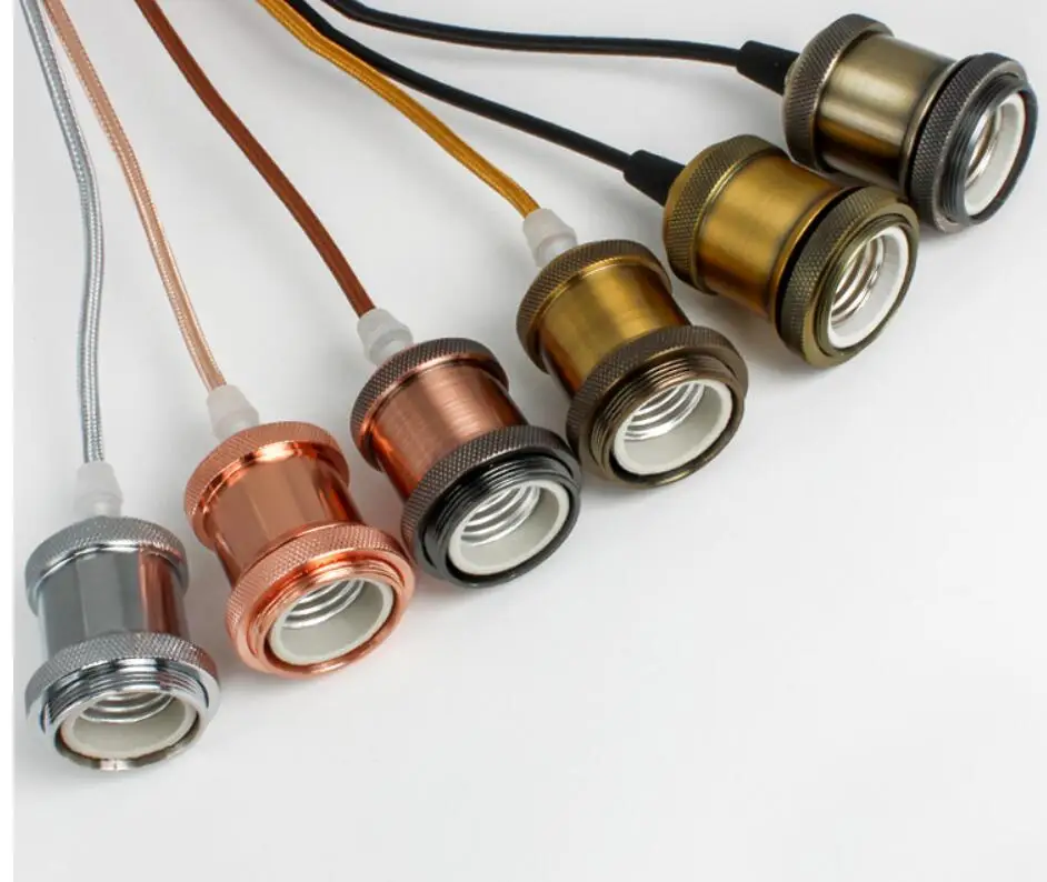 Free Shipping E27 Retro Edison Lamp Base Vintage Lampada Edison Light Bulb Holder Pendant Light Screw Socket For Candle Lights
Free Shipping E27 Retro Edison Lamp Base Vintage Lampada Edison Light Bulb Holder Pendant Light Screw Socket For Candle Lights