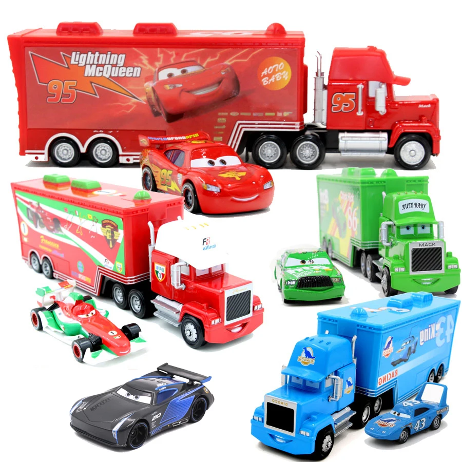 1:55 Disney Pixar Cars 2 3 Diecasts Toy Vehicles Lightning McQueen Jackson Storm Mack Truck Car Toys Children Birthday Gift
1:55 Disney Pixar Cars 2 3 Diecasts Toy Vehicles Lightning McQueen Jackson Storm Mack Truck Car Toys Children Birthday Gift