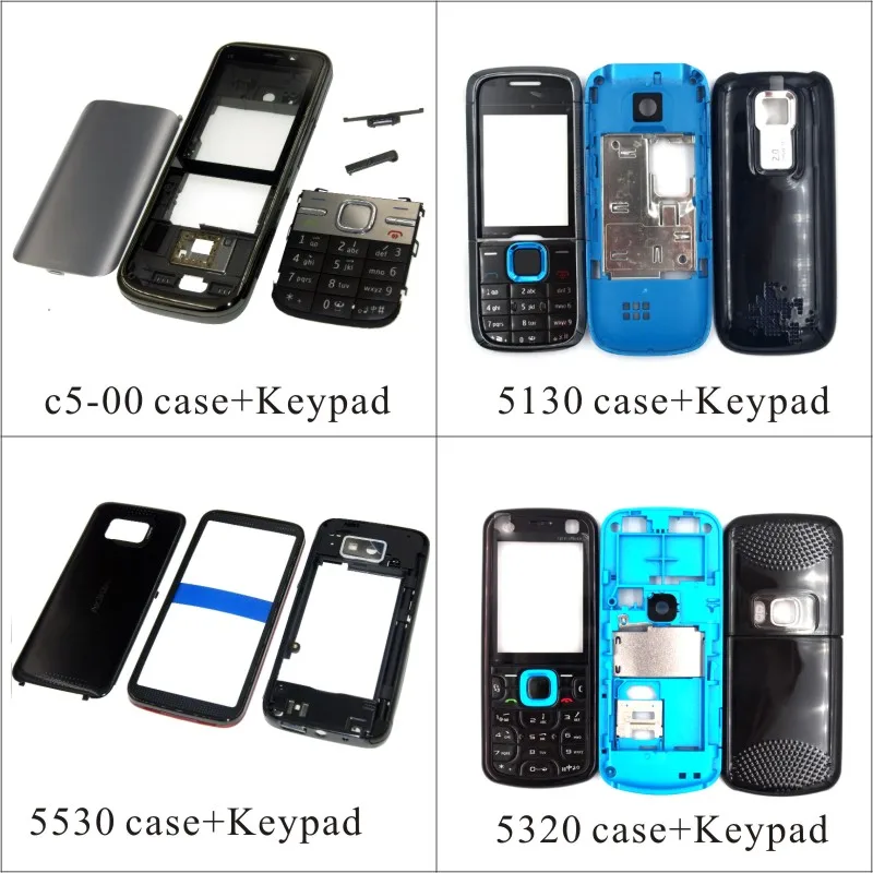 For Nokia c5-00 5130 5530 5320 Housing Front Faceplate Frame Cover Case+Back cover/battery door cover+Keypad
For Nokia c5-00 5130 5530 5320 Housing Front Faceplate Frame Cover Case+Back cover/battery door cover+Keypad