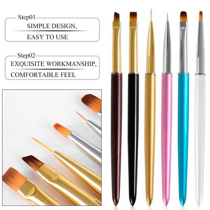 11 Styles Nail Art Brush Liner Dotting Design Metal Flat Painting Drawing Carving Pen UV Gel Manicure Tool
11 Styles Nail Art Brush Liner Dotting Design Metal Flat Painting Drawing Carving Pen UV Gel Manicure Tool