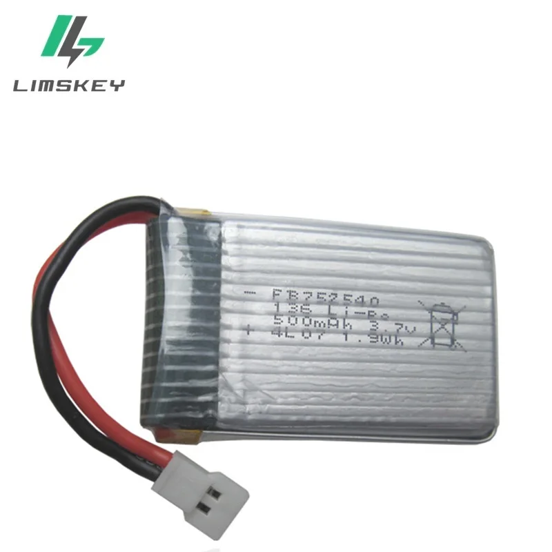 Super quality 3.7V 500mAh Syma X5C X5SW Tanco M68 Chengxing CX-30 H5C quadrocopter 3.7V 500mAh lithium battery 752540
Super quality 3.7V 500mAh Syma X5C X5SW Tanco M68 Chengxing CX-30 H5C quadrocopter 3.7V 500mAh lithium battery 752540