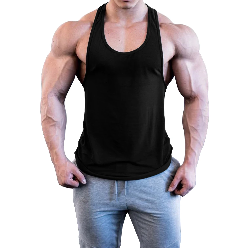 OA Men Solid Color Bodybuilding Stringer Gyms Tank Top Fitness Singlet Cotton Sleeveless Sport Shirt Muscle Fit Vest
OA Men Solid Color Bodybuilding Stringer Gyms Tank Top Fitness Singlet Cotton Sleeveless Sport Shirt Muscle Fit Vest