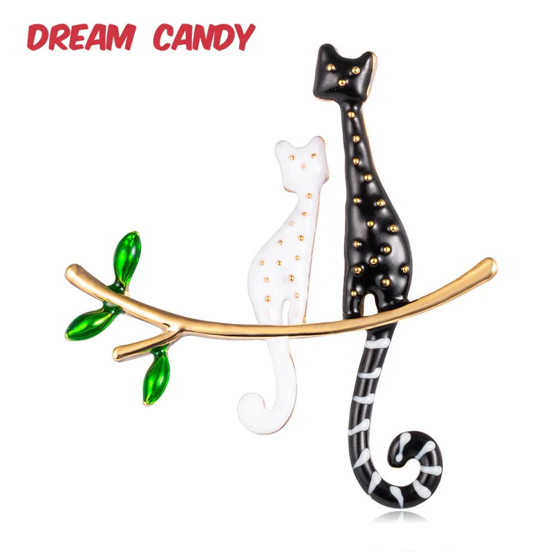 Dream Candy Creative Cat Brooches for Women Cute Animal Brooch Enamel Pin Fashion Jewelry Good Gift Fashion Accessories New 2019
Dream Candy Creative Cat Brooches for Women Cute Animal Brooch Enamel Pin Fashion Jewelry Good Gift Fashion Accessories New 2019