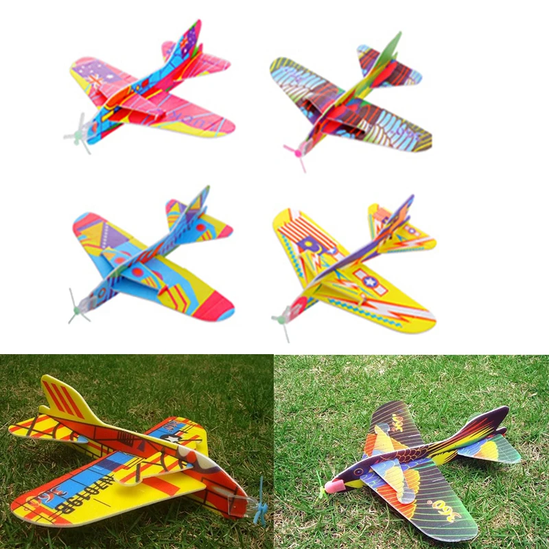 Creative Magic Roundabout Combat Aircraft Foam Paper Airplane Model Hand Throw Flying Glider Planes Toys For Children
Creative Magic Roundabout Combat Aircraft Foam Paper Airplane Model Hand Throw Flying Glider Planes Toys For Children