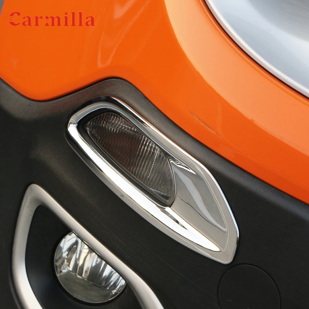 ABS Chrome Car Daytime Lights Running Light Fog Lamp Cover Front Bumper Lights Fit For Jeep Renegade 2015 2016 2017 2018 2019
ABS Chrome Car Daytime Lights Running Light Fog Lamp Cover Front Bumper Lights Fit For Jeep Renegade 2015 2016 2017 2018 2019