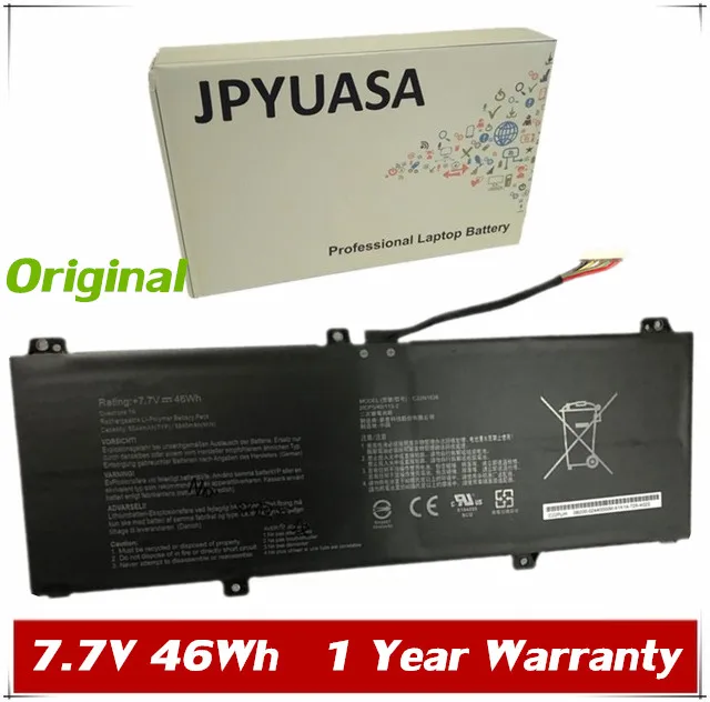 7XINbox 7.7V 46Wh Original C22N1626 2ICP5/40/115-2 Laptop Battery For Asus 2ICP5/40/115-2 Tablet
7XINbox 7.7V 46Wh Original C22N1626 2ICP5/40/115-2 Laptop Battery For Asus 2ICP5/40/115-2 Tablet