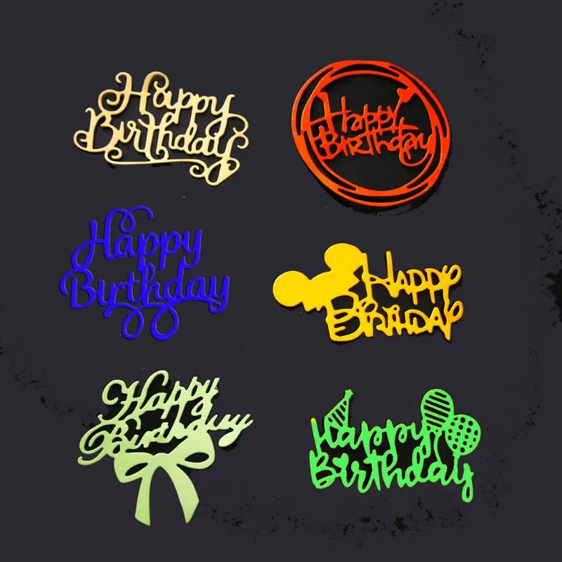 Happy Birthday Metal Cutting Dies Stencil Scrapbooking Album Stamp Paper Card Embossing Crafts Decor
Happy Birthday Metal Cutting Dies Stencil Scrapbooking Album Stamp Paper Card Embossing Crafts Decor
