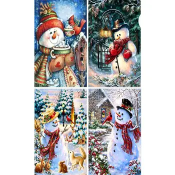 4 Pack 5D DIY Diamond Painting Kits Christmas Snowman Drill Rhinestone Embroidery Cross Stitch Home Decor Nov-6B
4 Pack 5D DIY Diamond Painting Kits Christmas Snowman Drill Rhinestone Embroidery Cross Stitch Home Decor Nov-6B