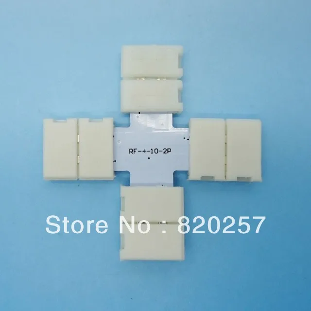 Free shipping 20pcs lot 10mm width 2pin led strip middle connectors cross + shape without soldering for 10mm single color strip
Free shipping 20pcs lot 10mm width 2pin led strip middle connectors cross + shape without soldering for 10mm single color strip